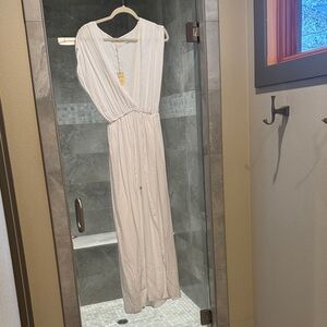 Classic White Swimsuit Coverup/Caftan, New